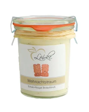 Weiße Schokoladencreme Weihnachts-Traum