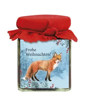 Winter Mini Fruchtaufstriche mit Erdbeere